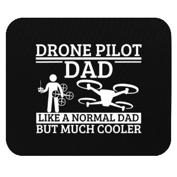Discover Quadcopter Drone Pilot Dad Father Quote Funny Mouse Pads