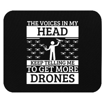 Discover Quadcopter Get More Drones Funny Drone Pilot Mouse Pads