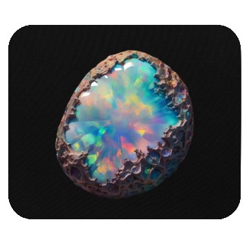Discover Raw Natural Opal 3D Mouse Pads