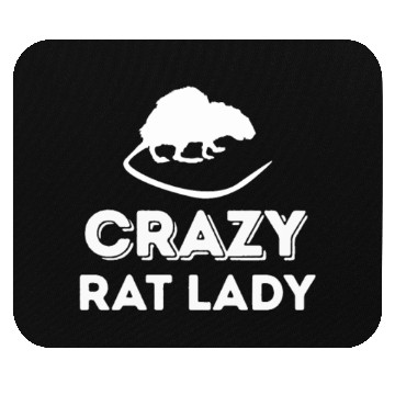 Discover Crazy Rat Lady Mouse Pads - Funny Rodent Lovers Mouse