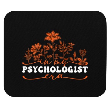Discover In My Psychologist Era Floral Art Mouse Pads