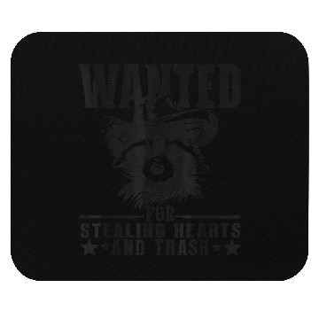 Discover Funny Raccoon Hat Cowboy Trash Western Mouse Pads