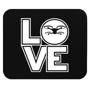 Discover Quadcopter LOVE Funny Drone Pilot Mouse Pads