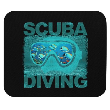 Discover Scuba diving Mouse Pads