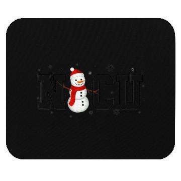 Discover NICU Christmas Snowman Nurse Mouse Pads