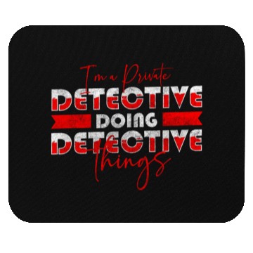 Discover Sniffer Crime Hat Mouse Pads