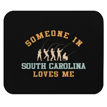 Discover Someone In South Carolina Loves Me Mouse Pads