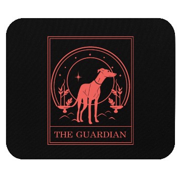Discover Tarot Greyhound Dog Celestial Whippet Tarot Card Mouse Pads