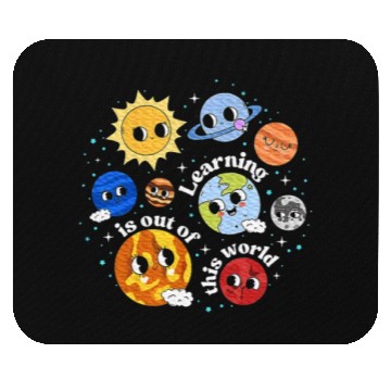 Discover Solar System Learning Science Teacher Mouse Pads