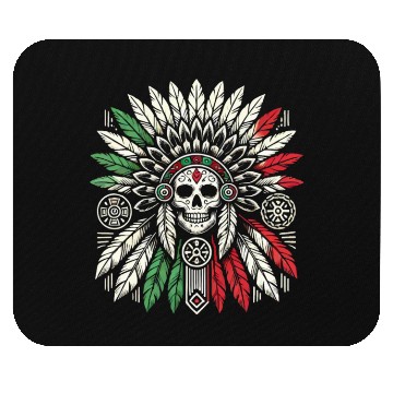 Discover Aztec Warrior Indigenous Mexican Aztec Jaguar Mouse Pads