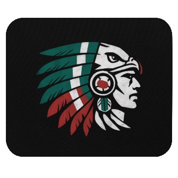 Discover Aztec Warrior Indigenous Mexican Aztec Jaguar Mouse Pads