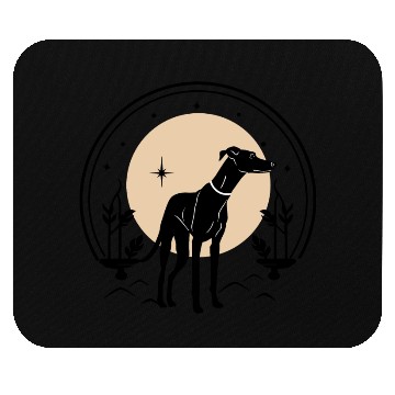 Discover Greyhound Tarot Card Greyhound Celestial Dog Mouse Pads