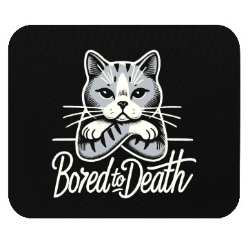 Discover Gothic Emo Cat Design For Cat Lovers And Mouse Pads