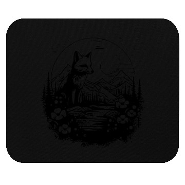 Discover Nature Scenery and a Fox Mouse Pads