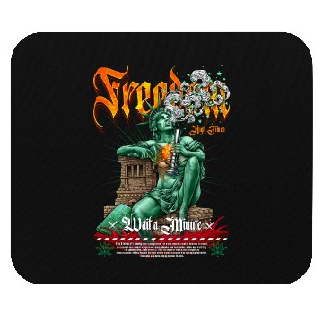Discover statue of liberty smoking #2 Mouse Pads