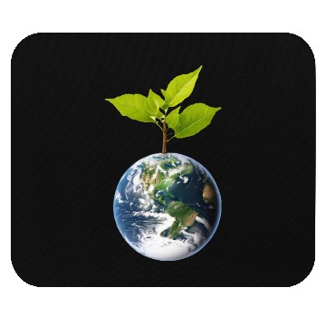 Discover Planet Earth with beautiful freshness growth tree Mouse Pads