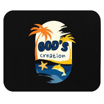 Discover God's Creation Summer Beach Vibes Mouse Pads