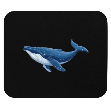 Discover Whale Song Mouse Pads