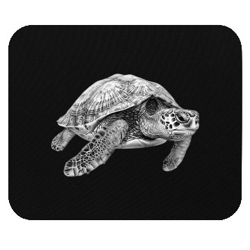 Discover Serene Sea Turtle Mouse Pads