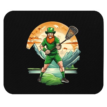 Discover St. Patrick's Day Shamrock St Paddy's Day Lacrosse Mouse Pads