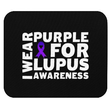 Discover I Wear Purple For Lupus Awareness Month Lupus Mouse Pads