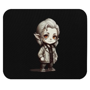 Discover Chibi Character Illustration Mouse Pads