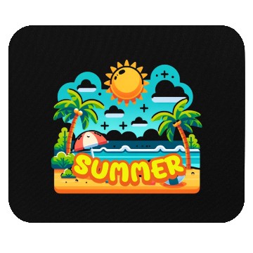 Discover Summer Fun Mouse Pads