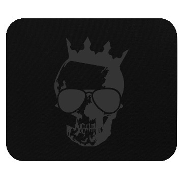 Discover King Skull with shades Mouse Pads