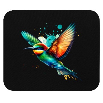 Discover Bee-eater in Flight Mouse Pads