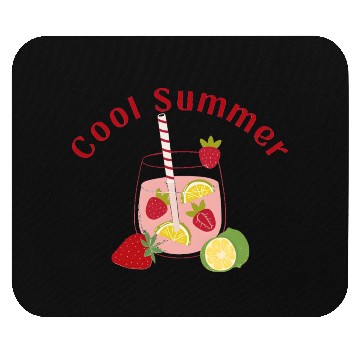 Discover Summer Strawberry Mojito Mouse Pads