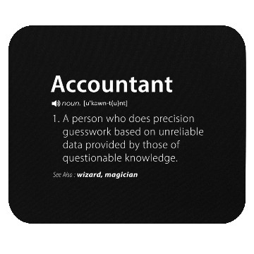Discover Funny Accountant Definition Funny Cute Gift For Mouse Pads