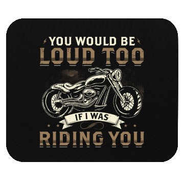 Discover Cheeky Motorcycle Mouse Pads