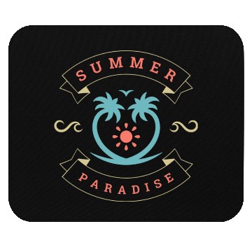 Discover Summer Paradise Mouse Pads Design