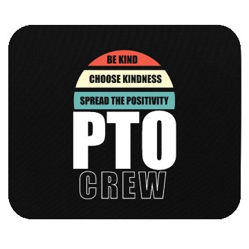 Discover PTO Crew School Volunteer Parent Teacher Mouse Pads