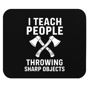 Discover Axe Throwing Enthusiasts Championship Precision Mouse Pads