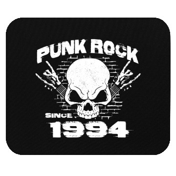 Discover Punk Rock Since 1994 - Skull Rock Hands 30th Mouse Pads