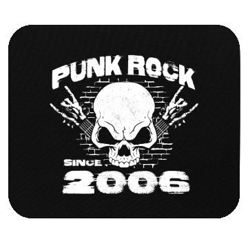 Discover Punk Rock Since 2006 - Skull Rock Hands 18th Mouse Pads