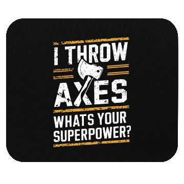 Discover Axe Throwing Enthusiasts Championship Precision Mouse Pads