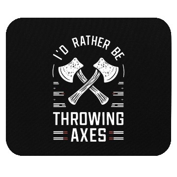 Discover Axe Throwing Enthusiasts Championship Precision Mouse Pads