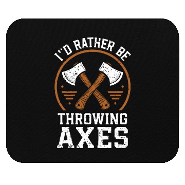 Discover Axe Throwing Enthusiasts Championship Precision Mouse Pads