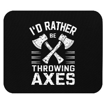 Discover Axe Throwing Enthusiasts Championship Precision Mouse Pads