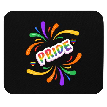 Discover LGBTQ pride month 2024- pride Rainbow Mouse Pads