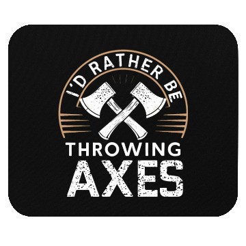Discover Axe Throwing Enthusiasts Championship Precision Mouse Pads