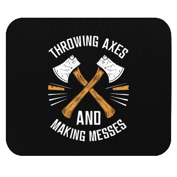 Discover Axe Throwing Enthusiasts Championship Precision Mouse Pads