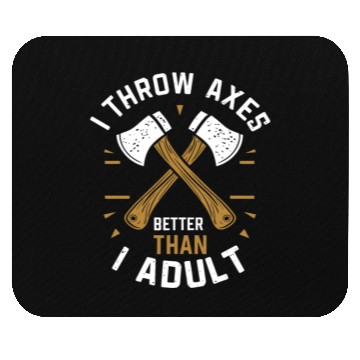 Discover Axe Throwing Enthusiasts Championship Precision Mouse Pads