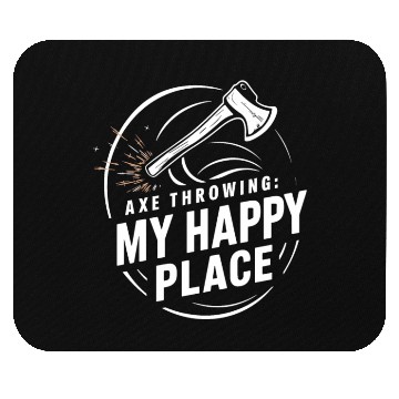 Discover Axe Throwing Enthusiasts Championship Precision Mouse Pads