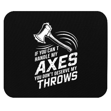 Discover Axe Throwing Enthusiasts Championship Precision Mouse Pads