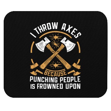 Discover Axe Throwing Enthusiasts Championship Precision Mouse Pads