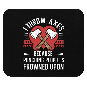Discover Axe Throwing Enthusiasts Championship Precision Mouse Pads