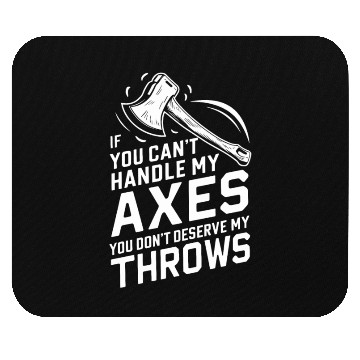 Discover Axe Throwing Enthusiasts Championship Precision Mouse Pads